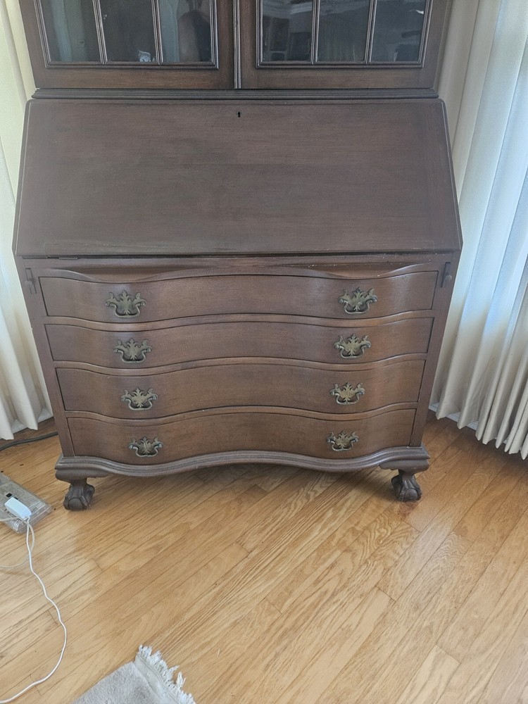 chippendale secretary desk bookcase