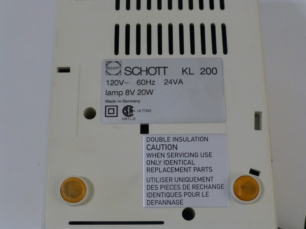 Leica / Schott KL 200 Fiber Optic Illuminator Light Source