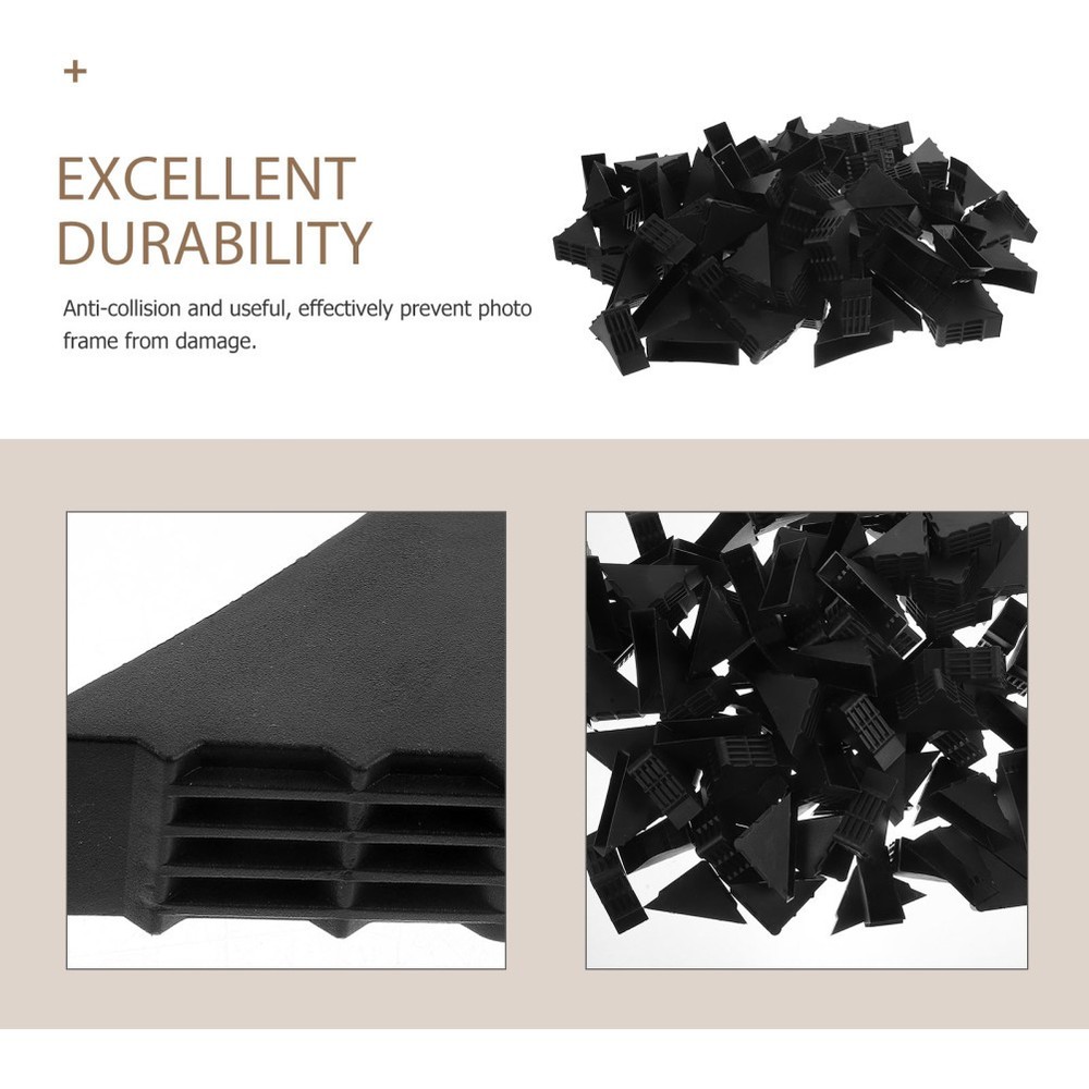 100 Pcs Small Corner Protector Protective Edges Plastic Packing Protectors