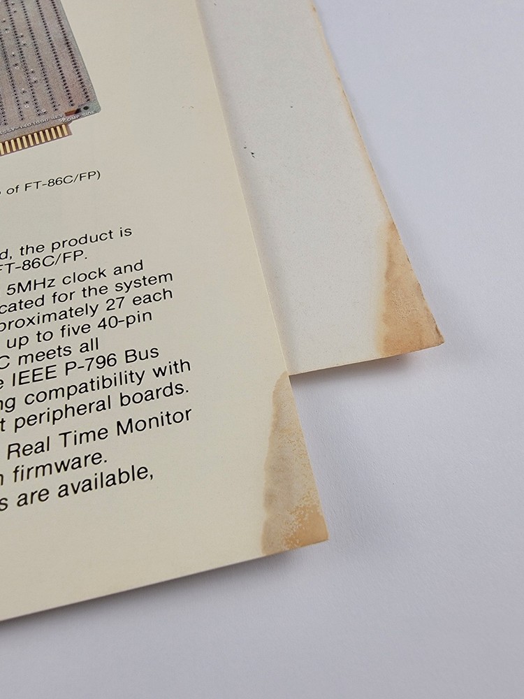 Vintage Forward Technology Inc Pamphlet Brochure 1980s Retrocomputing Catalog