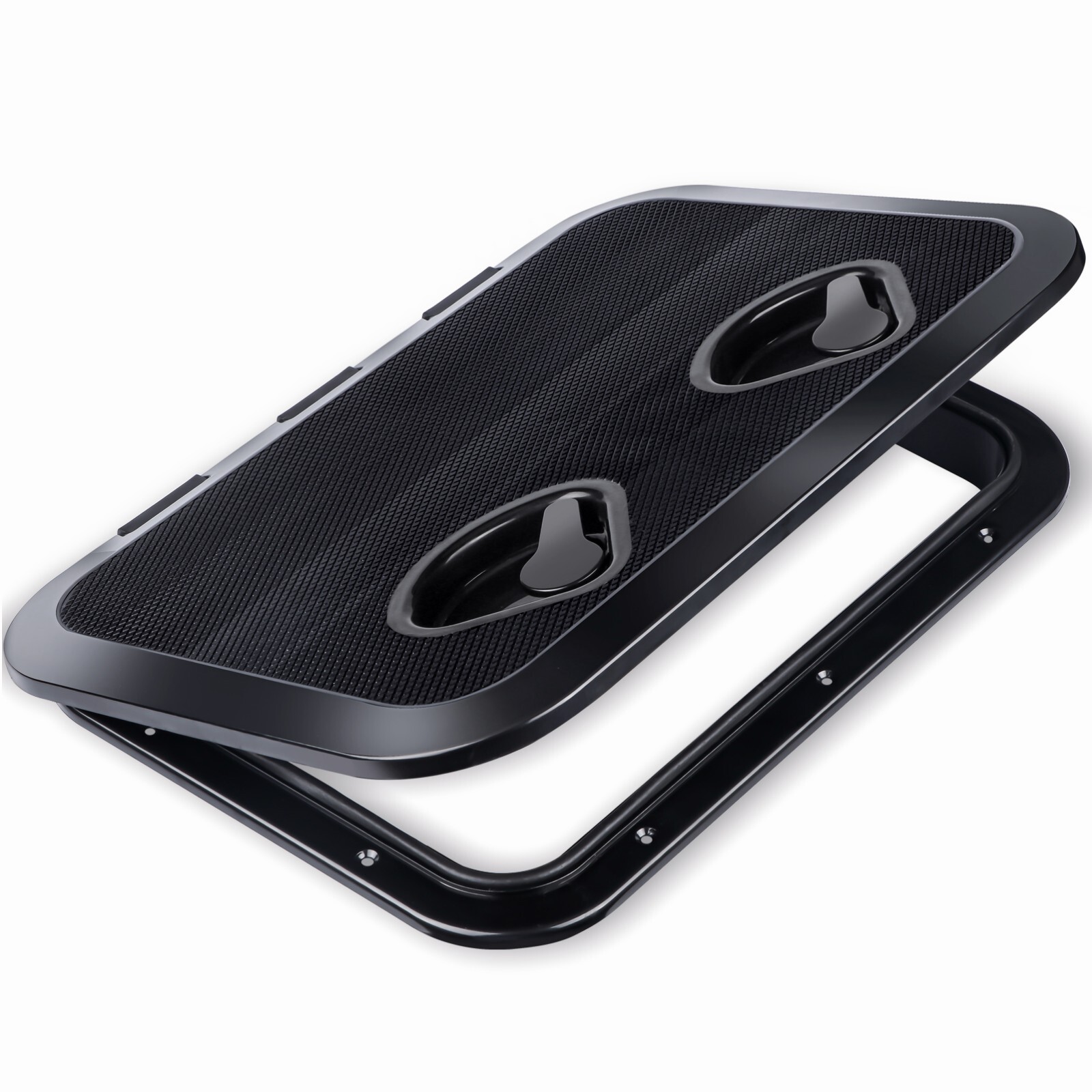 Black ABS Boat Hatch Cover Marine Boat Deck Hatch Lid 17 in * 12 in