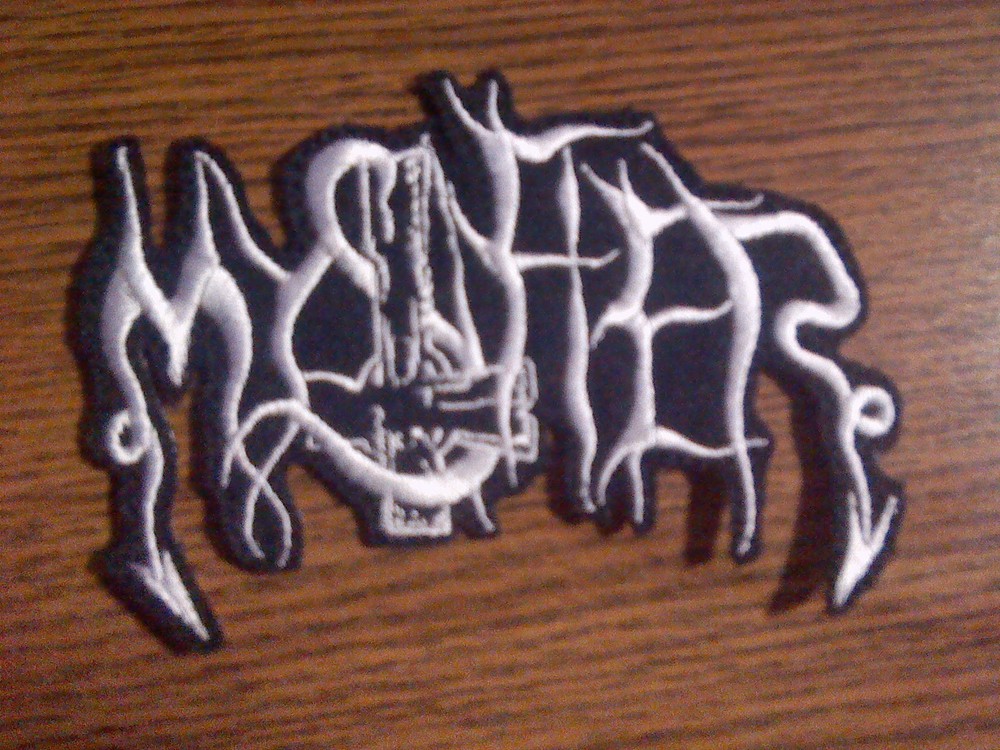 MISTIFIER,IRON ON WHITE EMBROIDERED PATCH