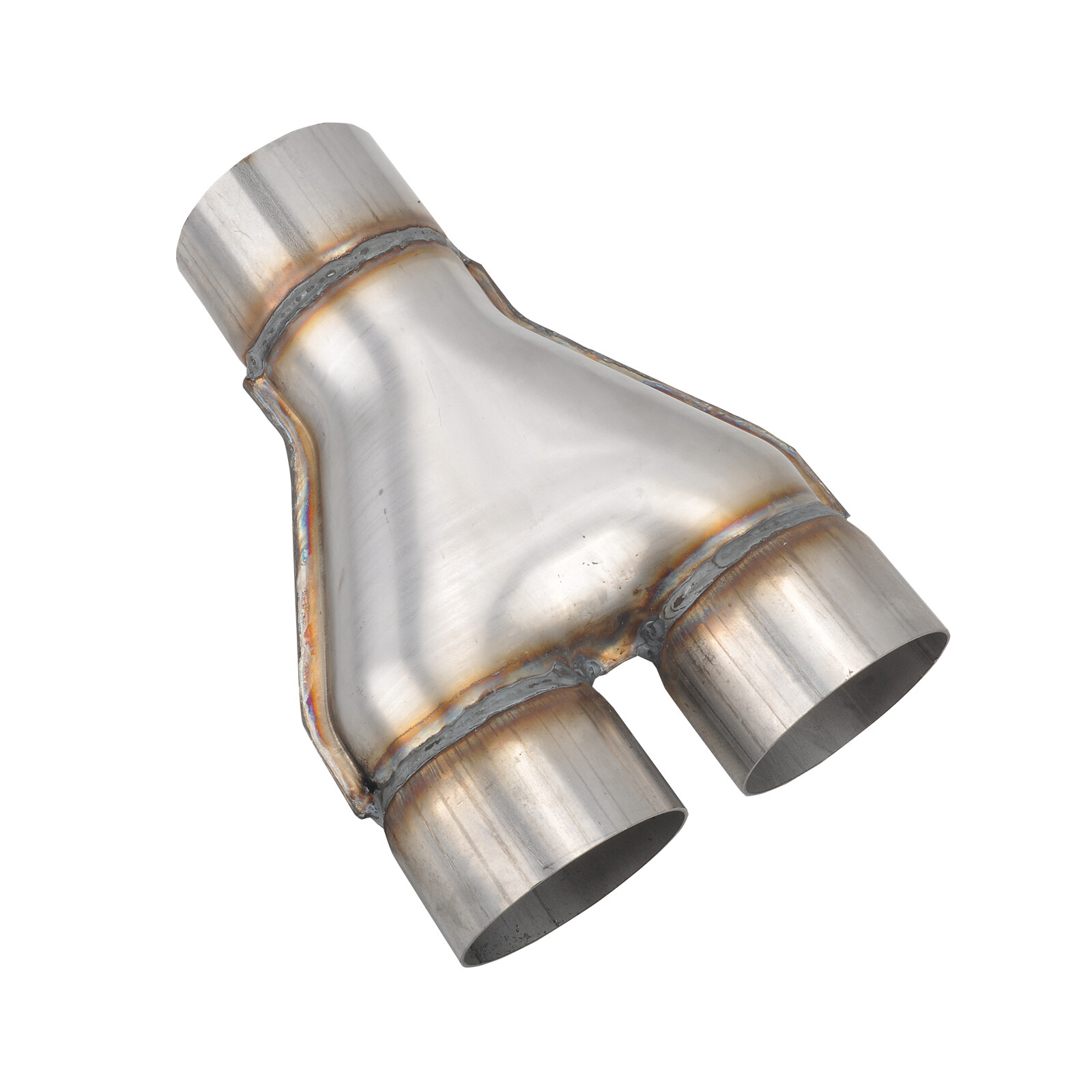 Y-Pipe Exhaust Pipe Adapter Connector 2''/2.25''/2.5''/2.75''/3''ID Single/Dual