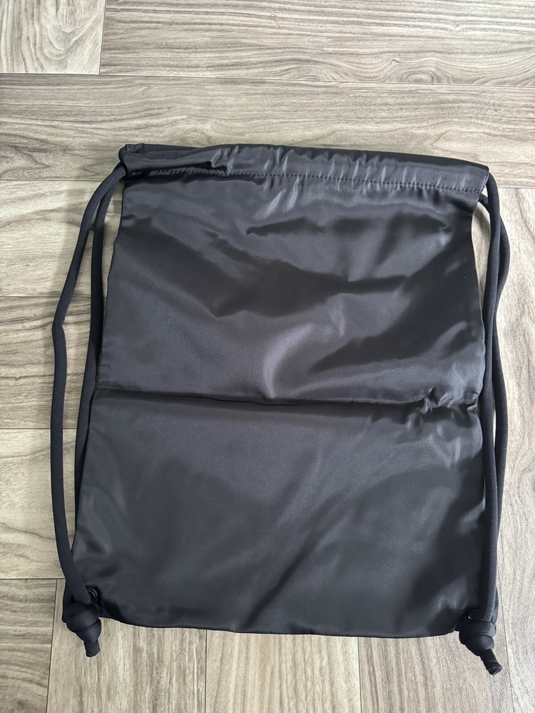 Alphalete Athletics Classic Drawstring Global Impact String Backpack Black