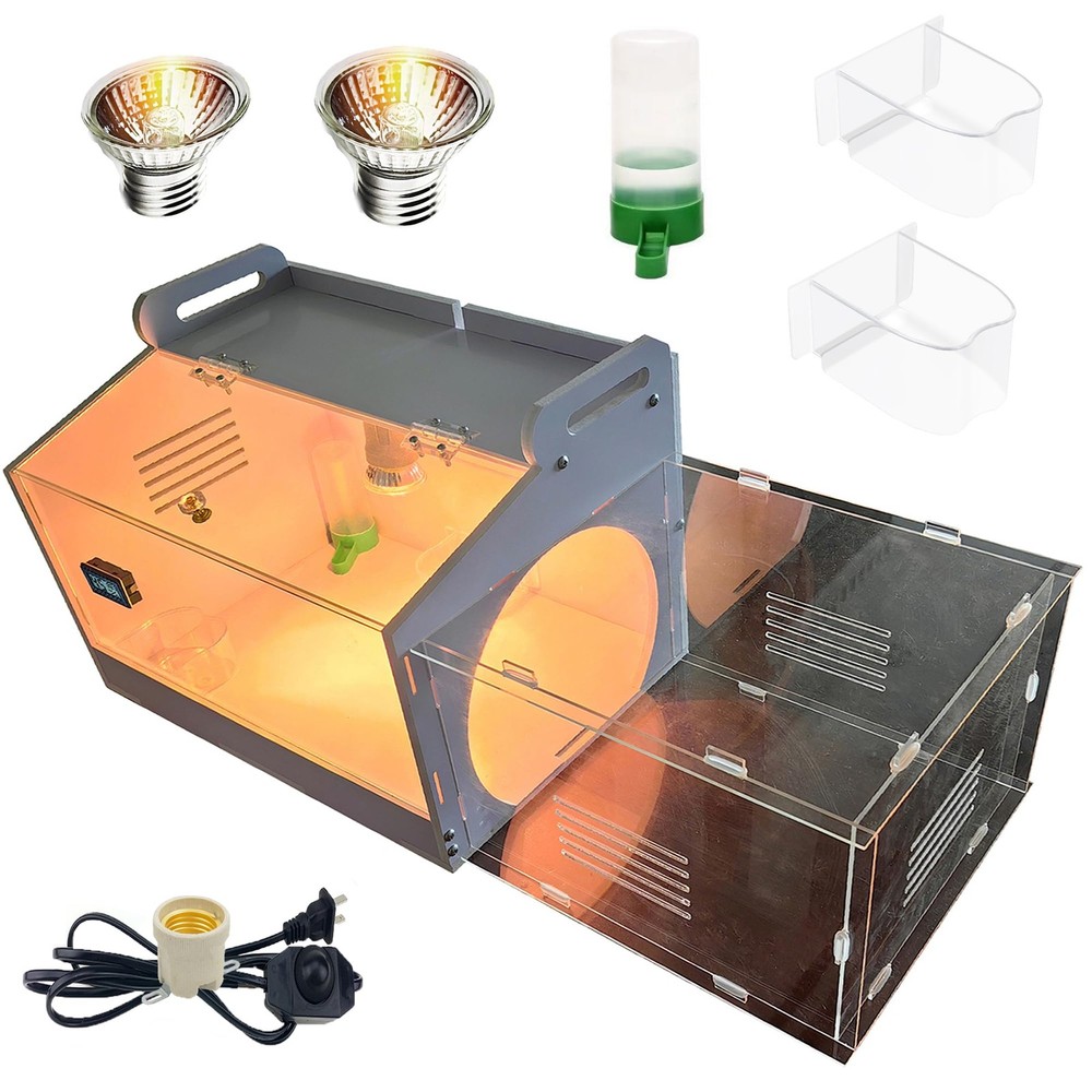 Iarge-Scale Chick brooder Box Quail Cage Egg Incubator Chick Starter Kit Chicken