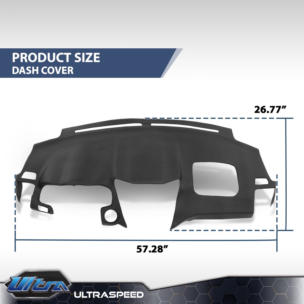 Soft TPE Dash Cover Overlay Cap Pad Fit For 2004-2009 Lexus RX330 RX350 RX400H