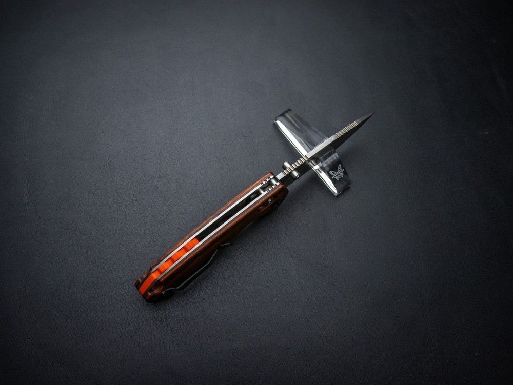 Benchmade North Fork Stabilized Wood 15032
