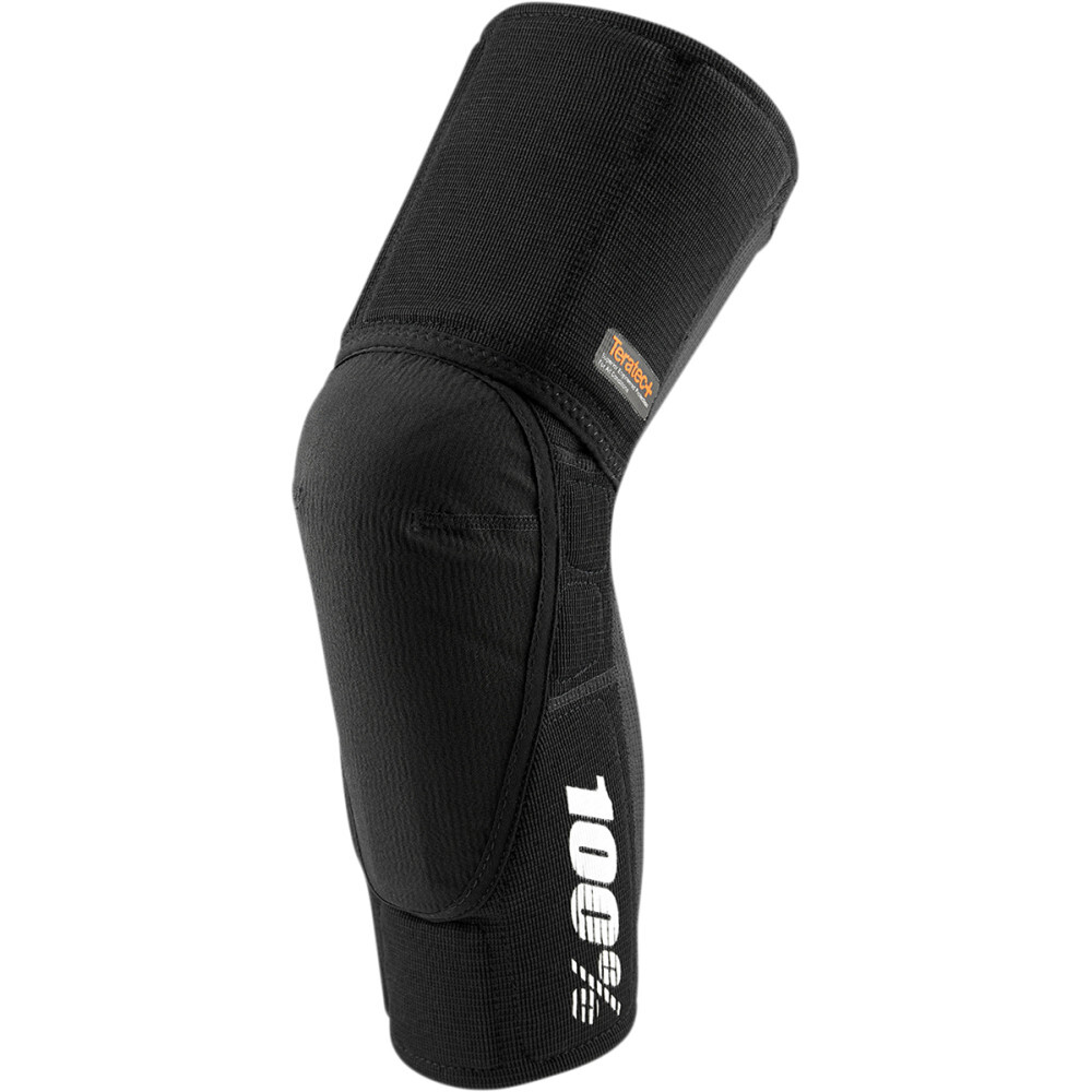 100% Teratec Plus Knee Guards - Black | XL
