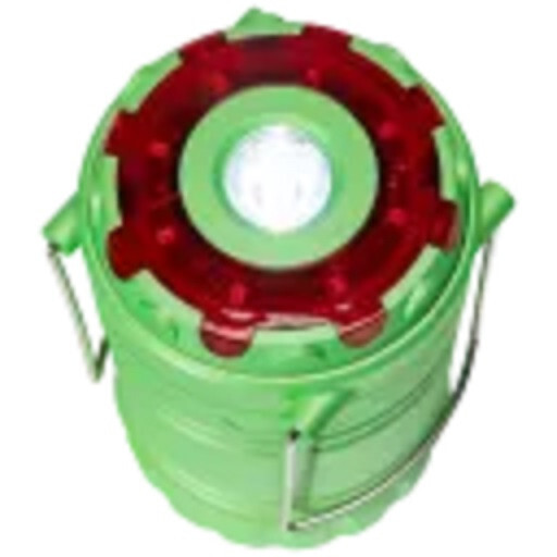 SecureBrite Pop-Up Lanterns with Flashlight & Emergency Flash Neon Green