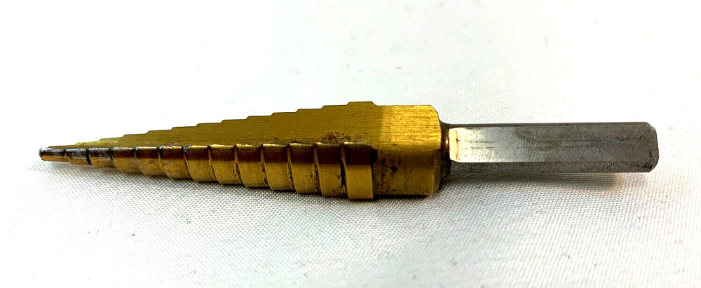 IDEAL 35-511 Step Drill 1/8" - 1/2" ~ Titanium Coating