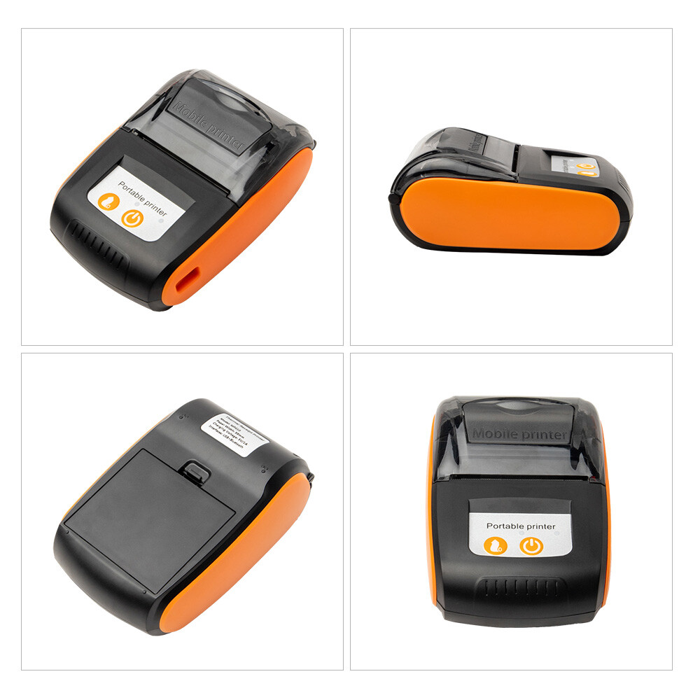 GOOJPRT 58mm Portable BT &USB Thermal Receipt Printer Mini Wireless Printer O7I9