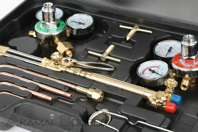 VICTOR Type Gas Welding & Cutting Kit Oxygen Oxy Acetylene Torch Welder Tools