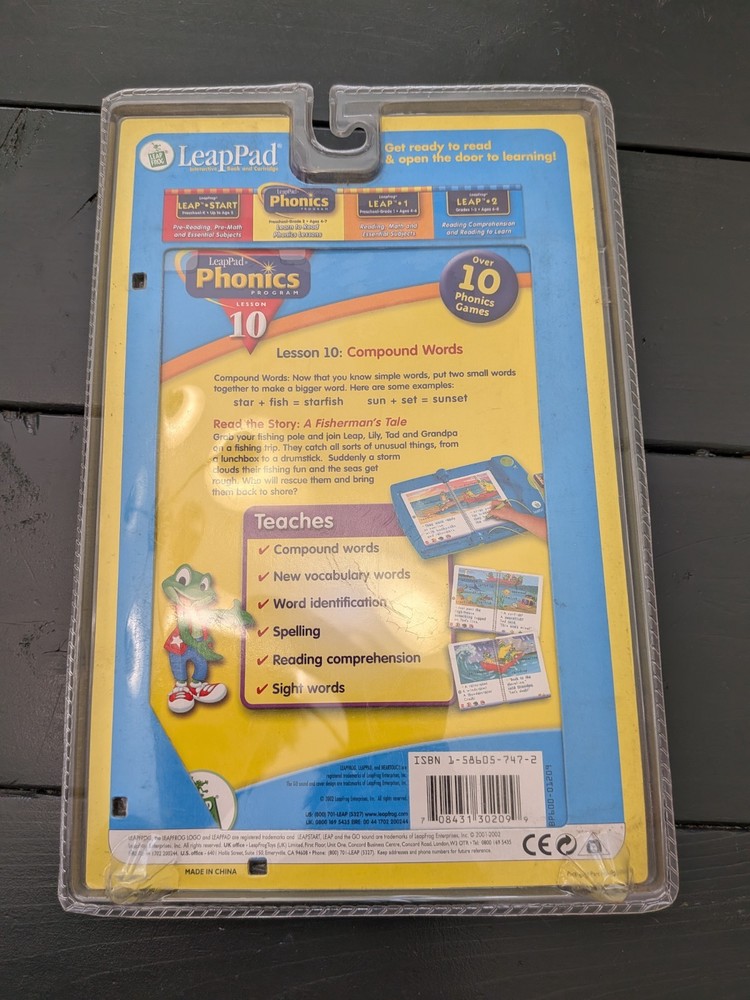 Leap Pad Phonics Program Lesson 10 A Fisherman's Tale
