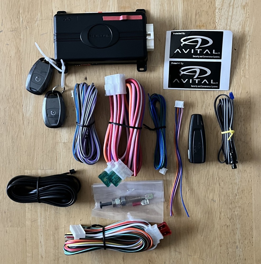 AVITAL 1-Button Remote Start with Unlocking. Model: 4115L.
