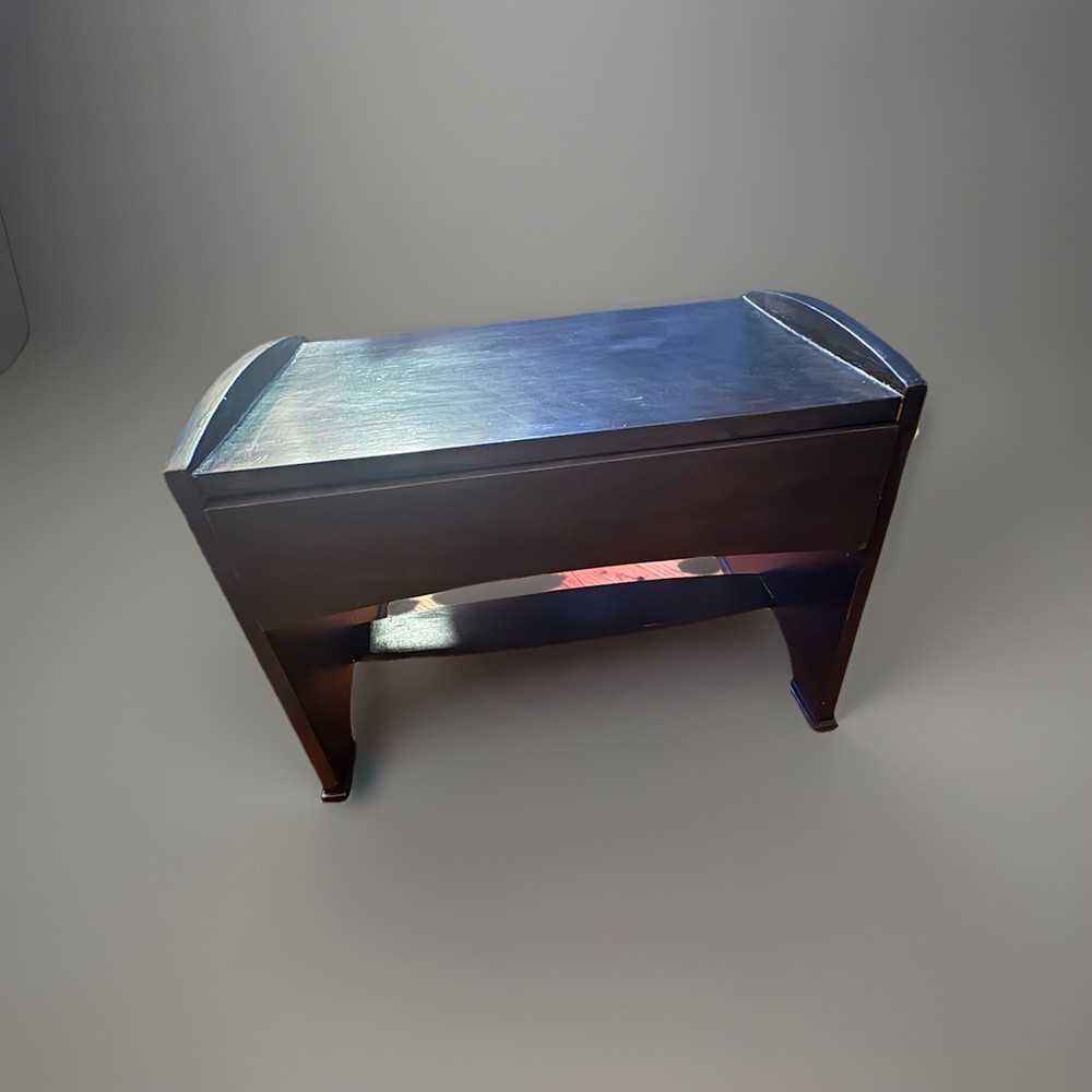 Vintage Bench With Hidden Storage