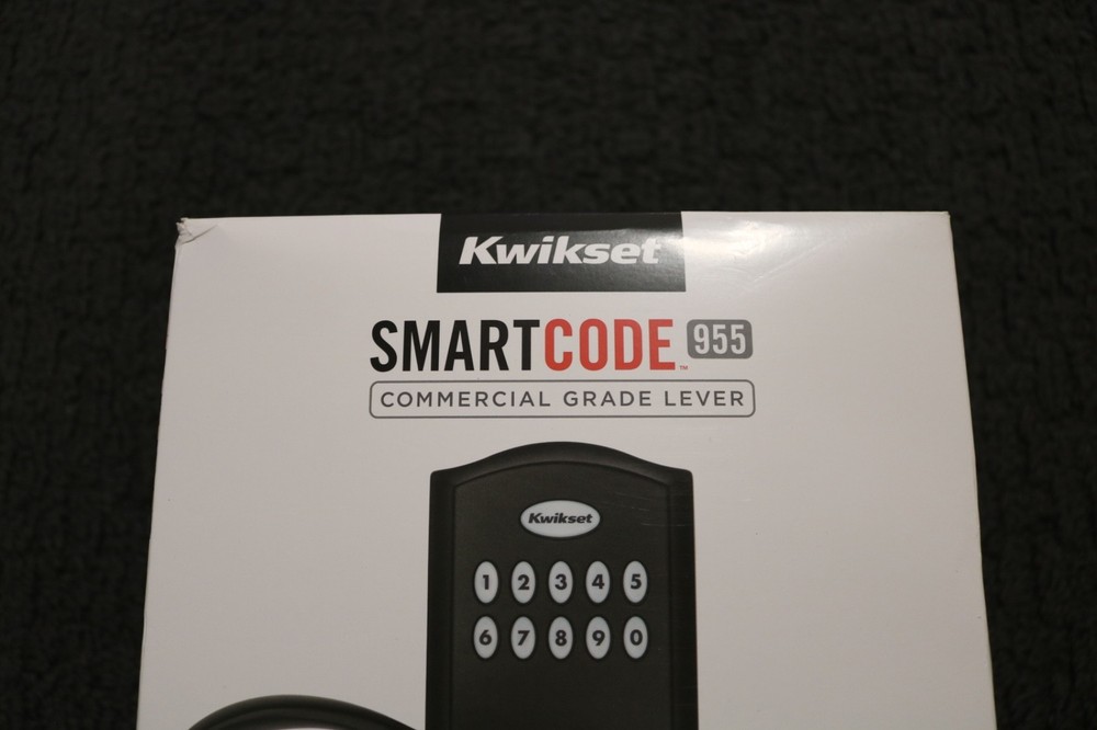 Kwikset Smartcode 955 Keypad Electronic Lever Door Lock Deadbolt Open Box
