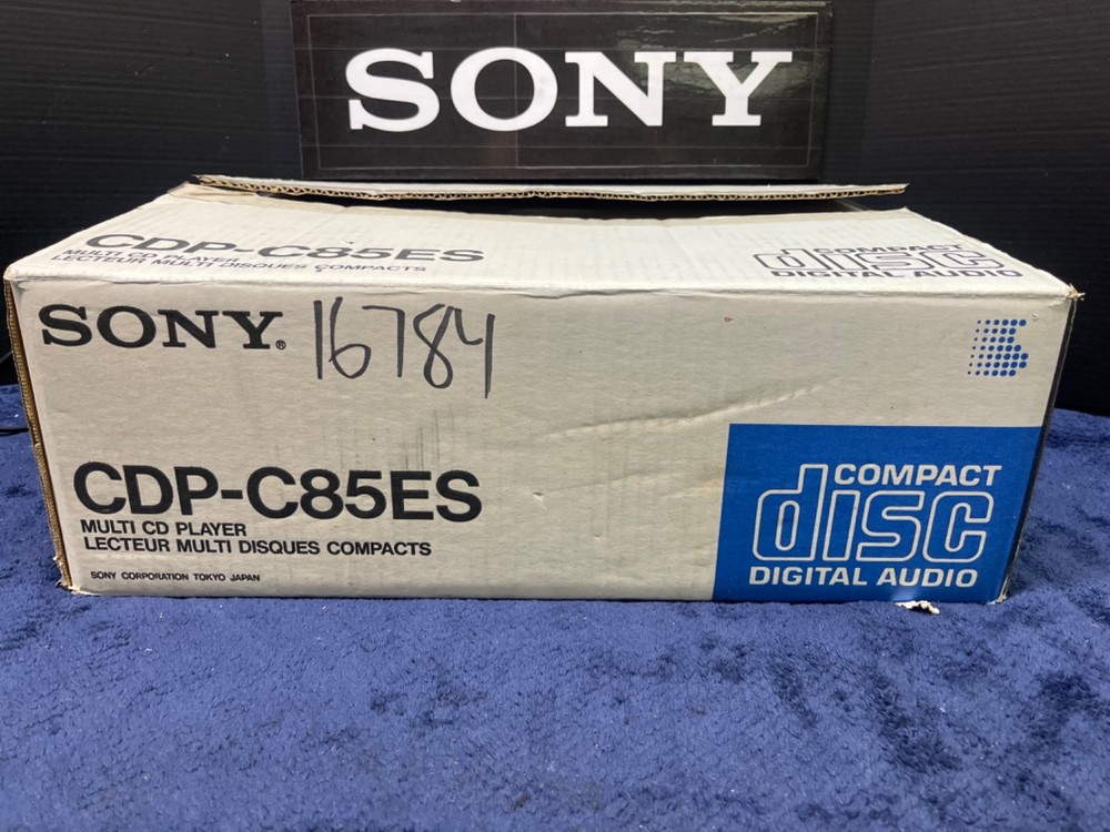_- SERVICED & GUARANTEED! -_ Sony 5 Disc CDP-C85ES Compact Disc ES CD Changer