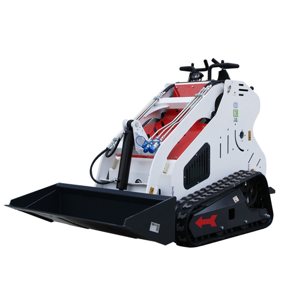 B&S Engine Mini Skid Steer Track Loader Crawler with 2 Attachments