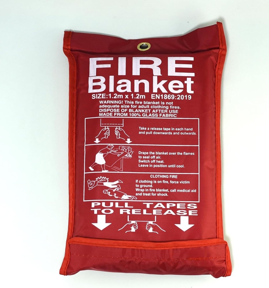 Fire Blanket for Home Kitchen Emergency Fire Suppression 48"x48"