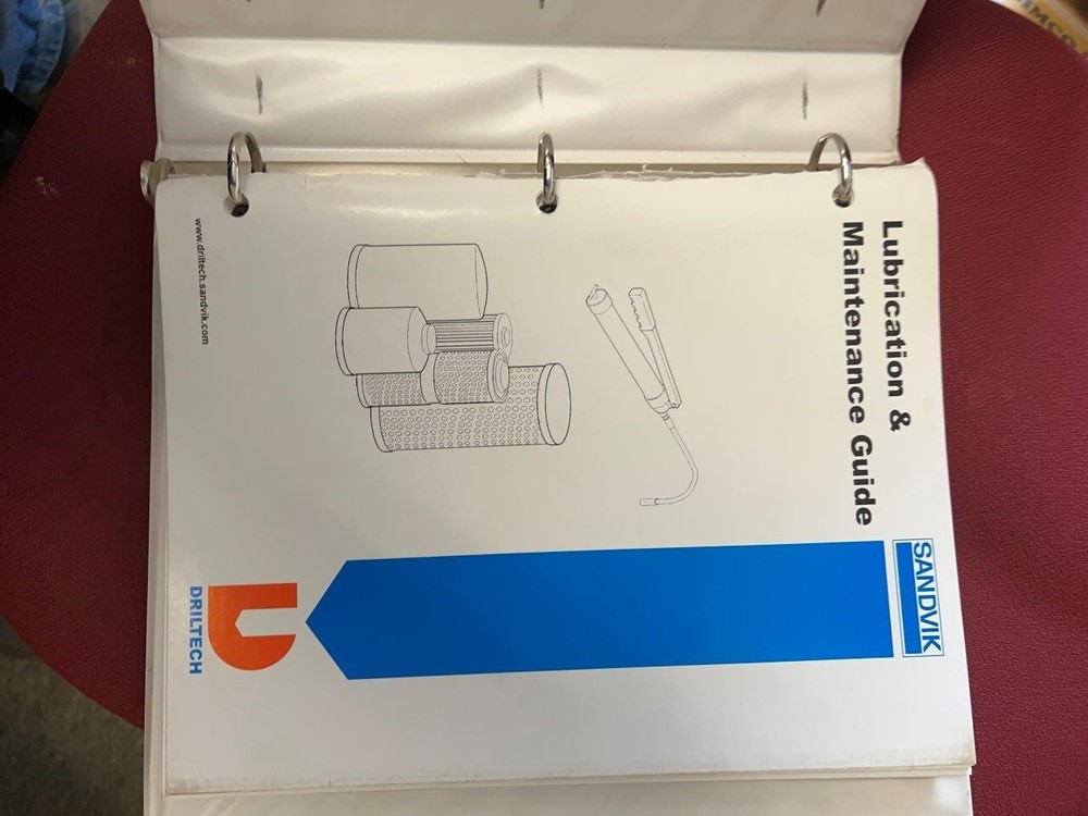 Driltech Sandvik Lubrication Maintenance Guide for model D50KS.