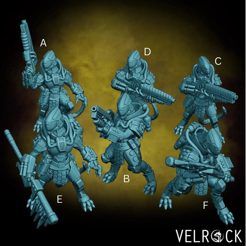 Heavy Lizardmen Miniature