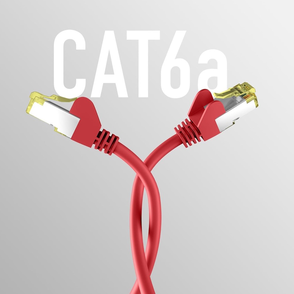 EFB Eletronik Cat6a Red 0.15 m Patch Cable S/FTP PIMF