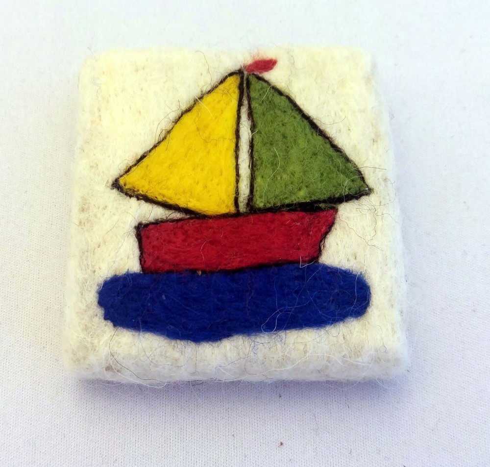 Needle Felted Soap Bar Decorative Handmade