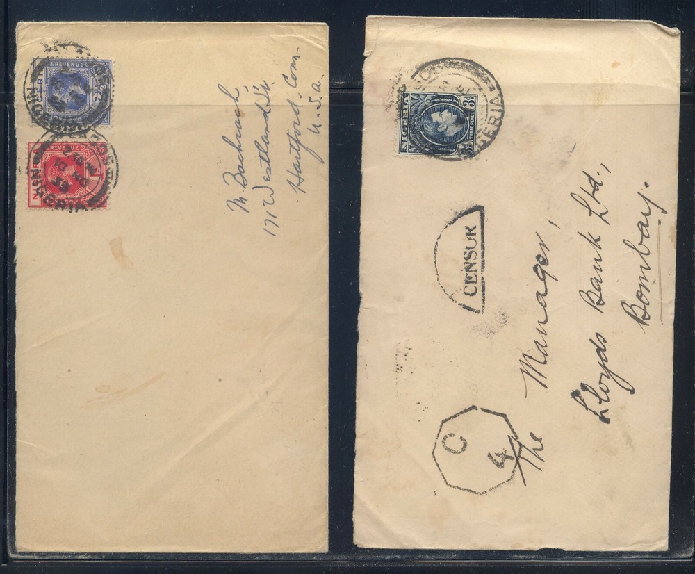 Nigeria   2  covers  ,one  censor