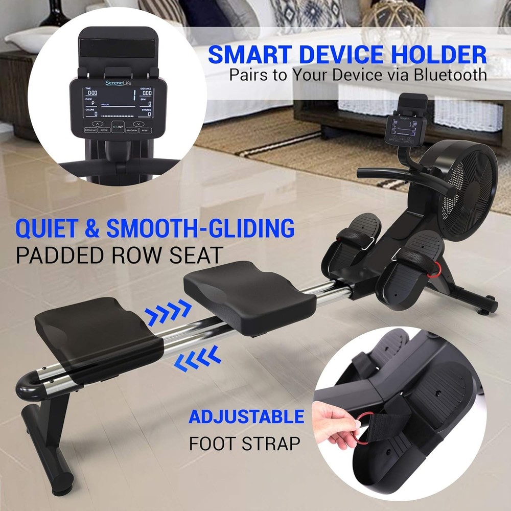 Smart Rowing Machine with 16 Resistance Levels