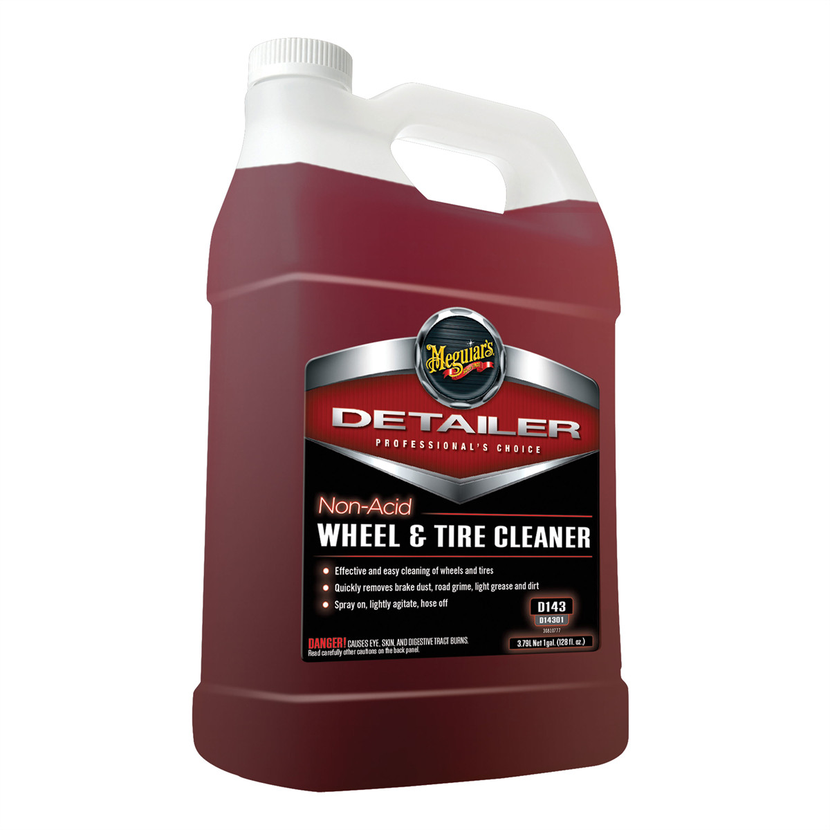 Meguiars Detail Products Detailer D14301 Non-Acid Wheel and Tire Cleaner, 1 gal