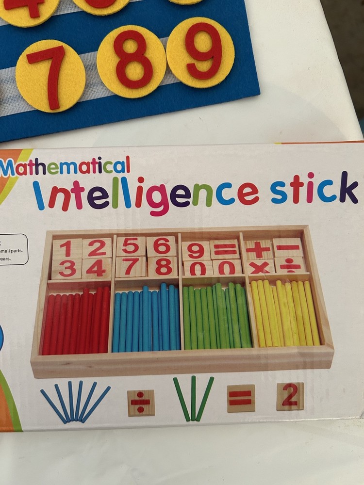 Group of Math manipulatives