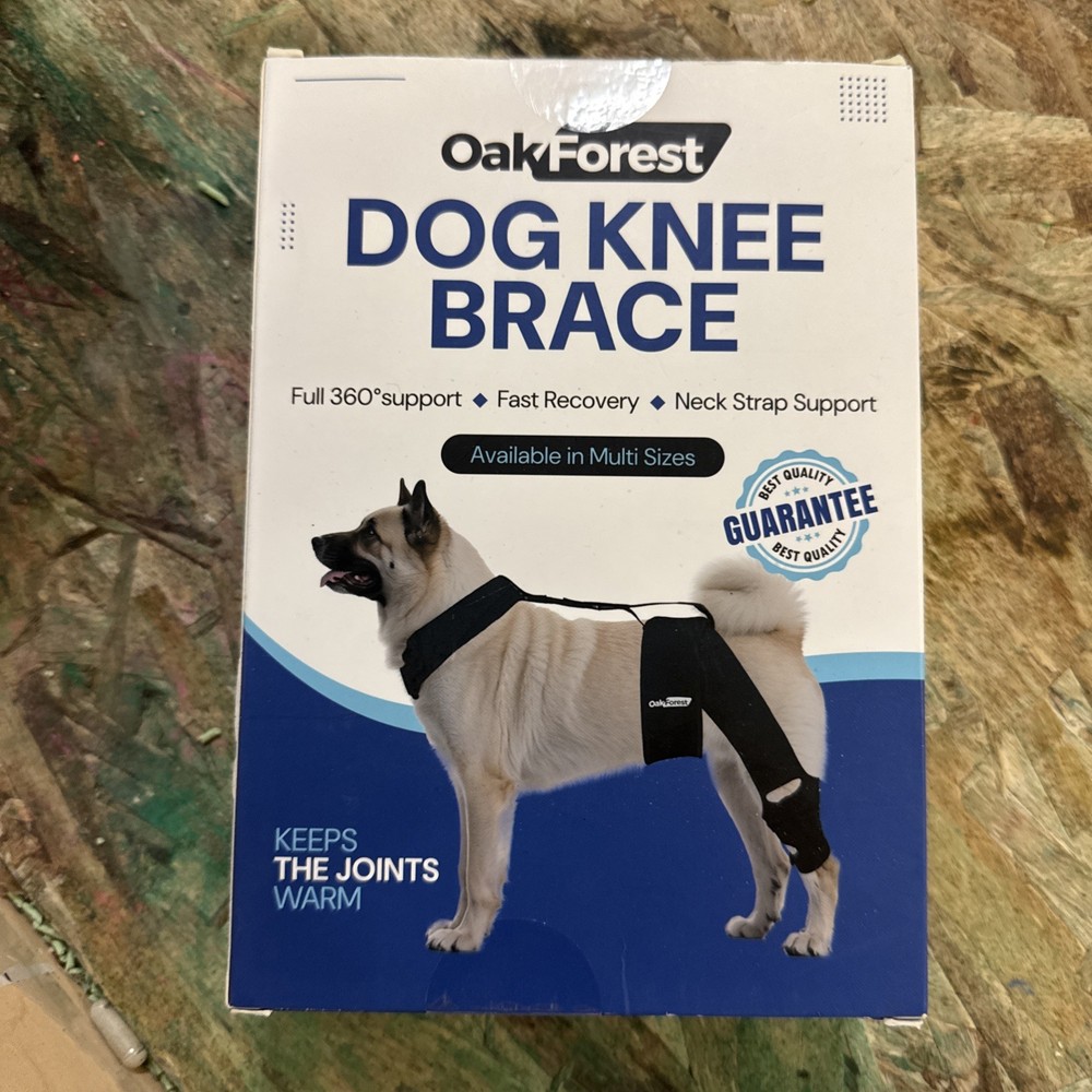 Dog Knee Brace Hind Leg Support By Oak Forest.