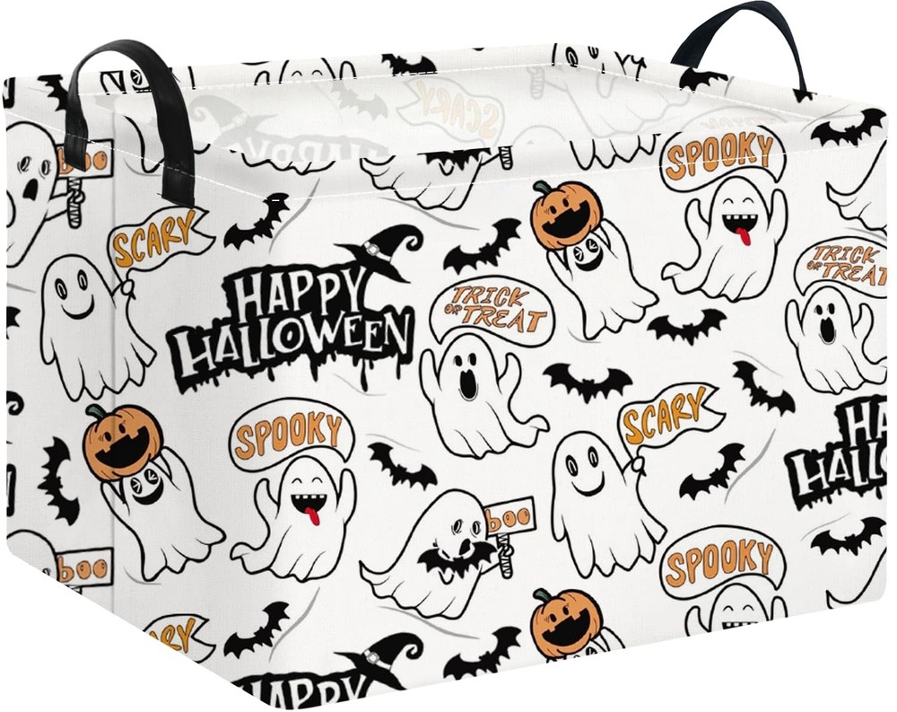 NTAOHAMPER Rectangular Storage Baskets, Gift Basket for Halloween, Book Box, ...