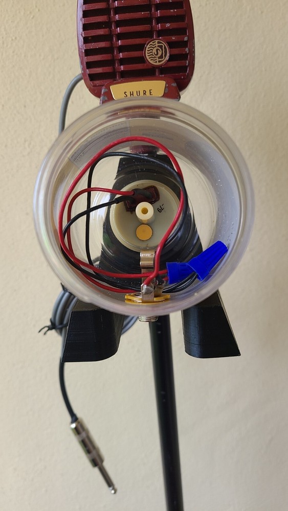 Unique Harmonica Microphone Astatic Ceramic Crystal Element Bear Hands design 