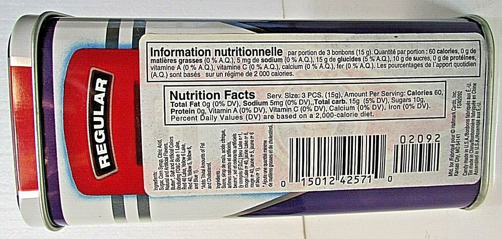 Hallmark ETHYL GASOLINE tin box