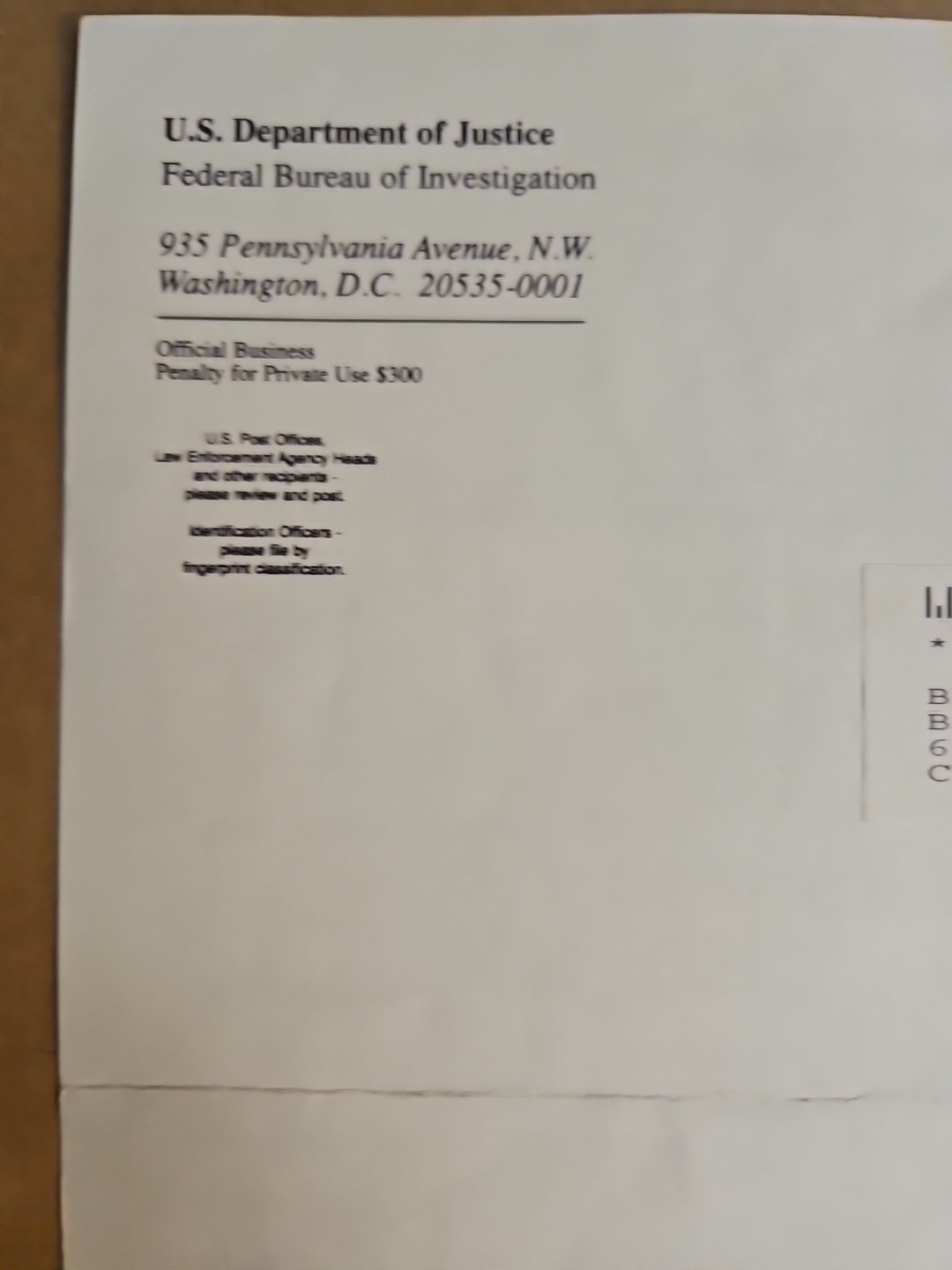 Original USAMA BIN LADEN FBI wanted Poster 3-29-99