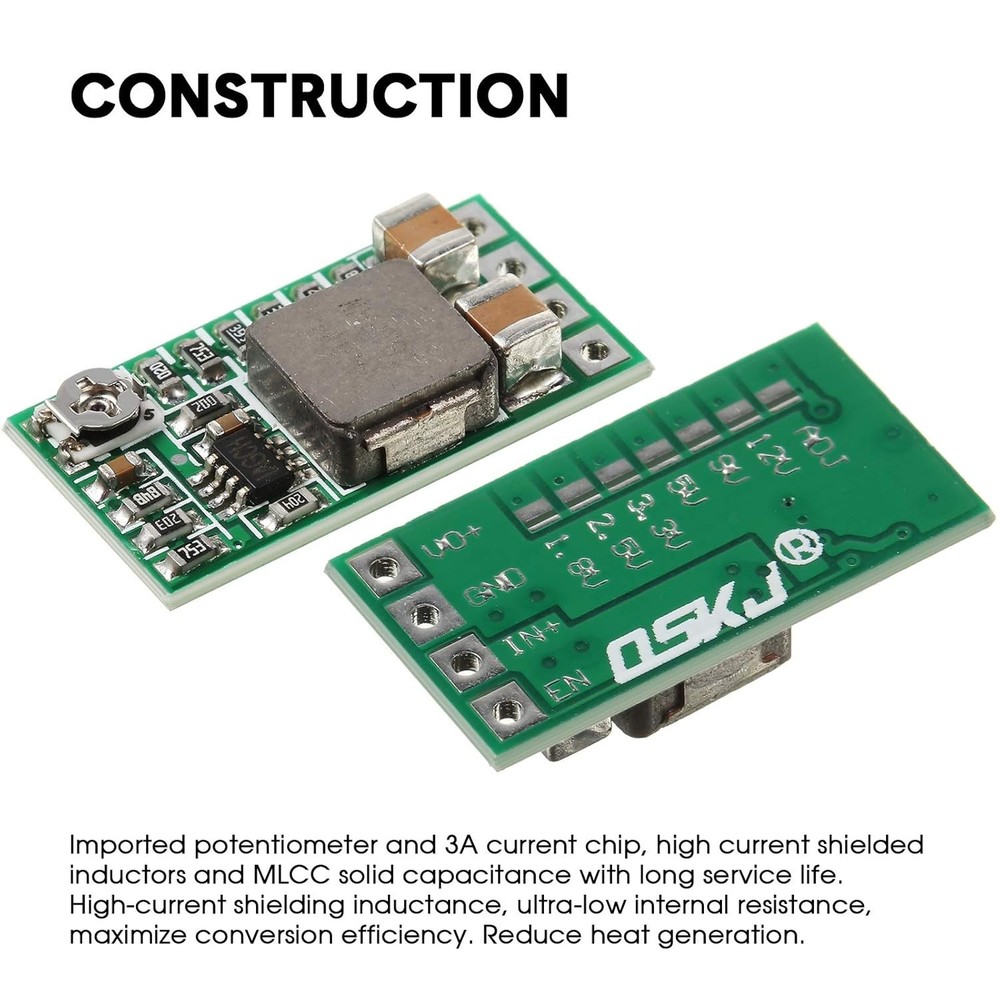 20 Mini DC Buck Converters - Adjustable 5V Voltage Regulator for Versatile Use