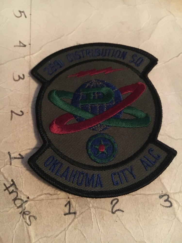 USAF 2891st Distribution Squadron subdued patch 10/5/25