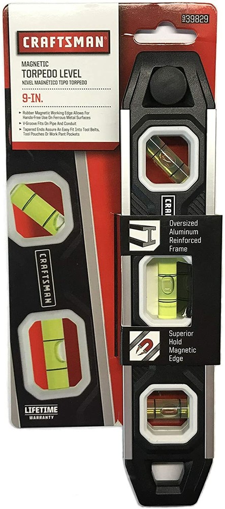 Craftsman 9 Inch Magnetic Torpedo Level Balance