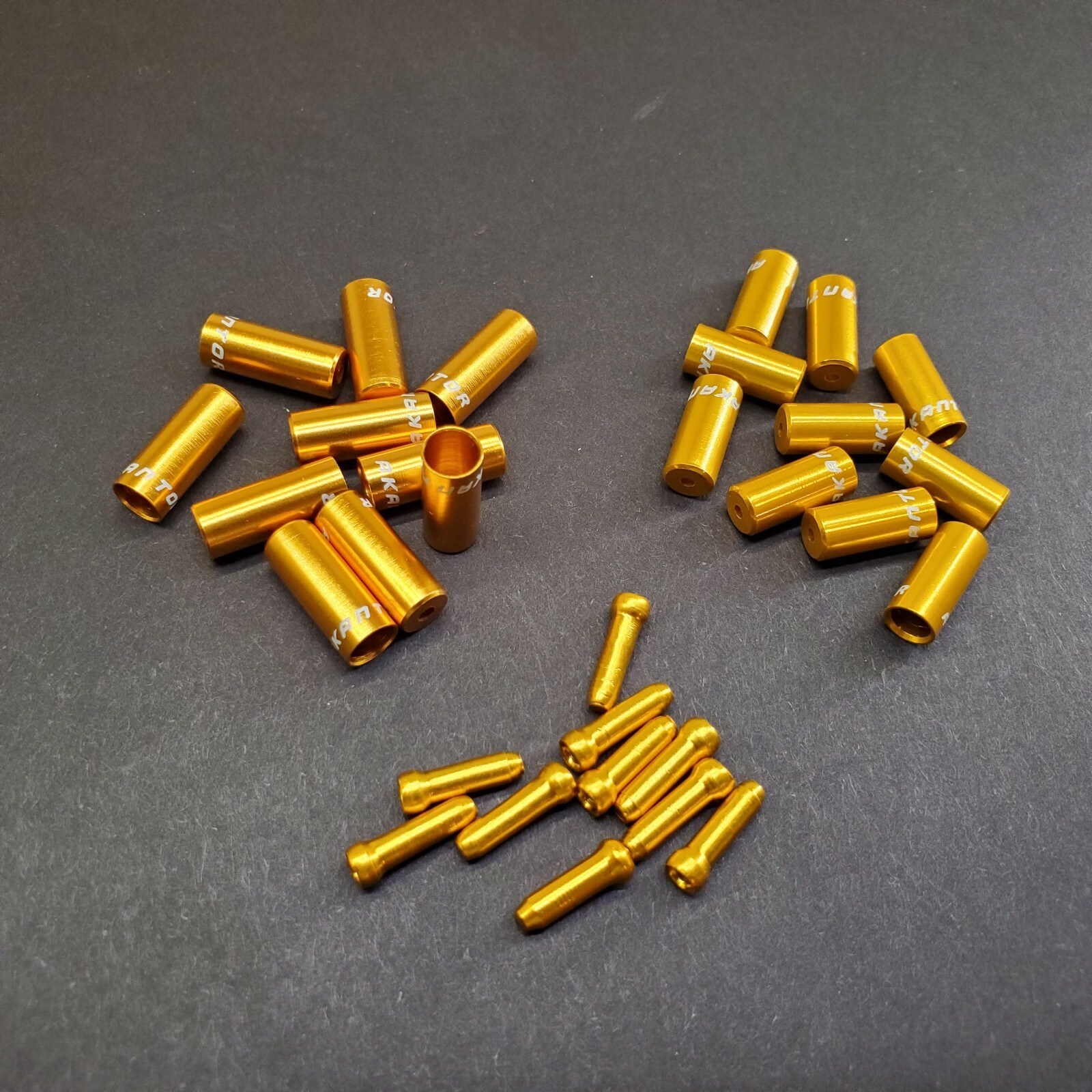 🔥 30 Pc Jagwire End Cap Hop-Up Kit 4mm Shift 5mm Brake Ferrules Cable Housing👀