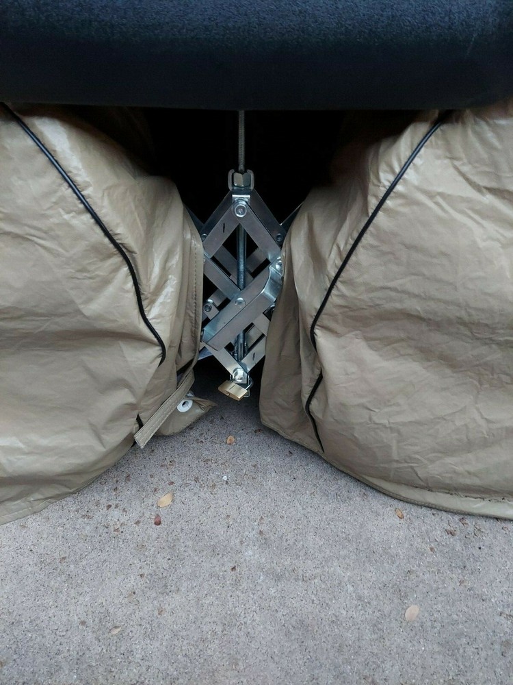 RV Camper Wheel Stabilizer Chocks Parking Trailer Stop Back & Forth Movement 2pk