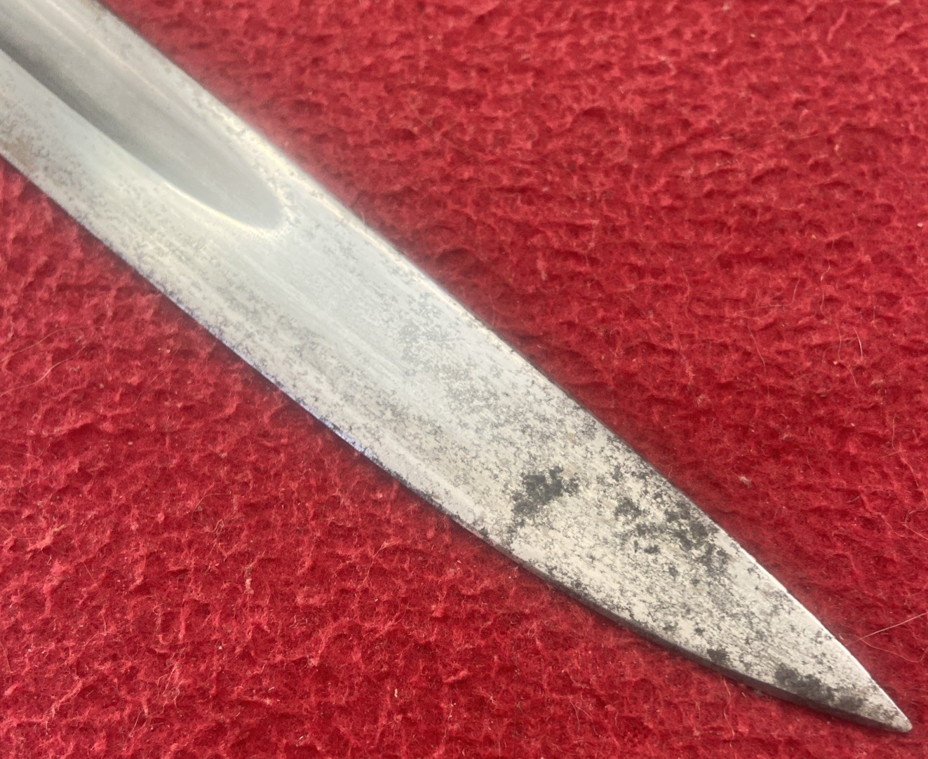 WWI English Pattern 1907 Bayonet & Leather Scabbard By Vickers 2-18