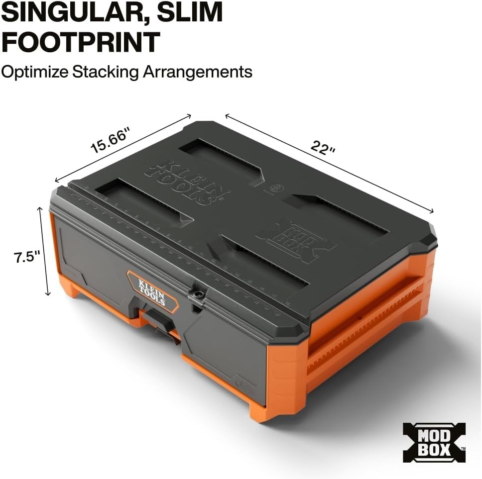Klein Tools (54844MB) MODbox Compact Single Drawer Box Full Width, Brand New