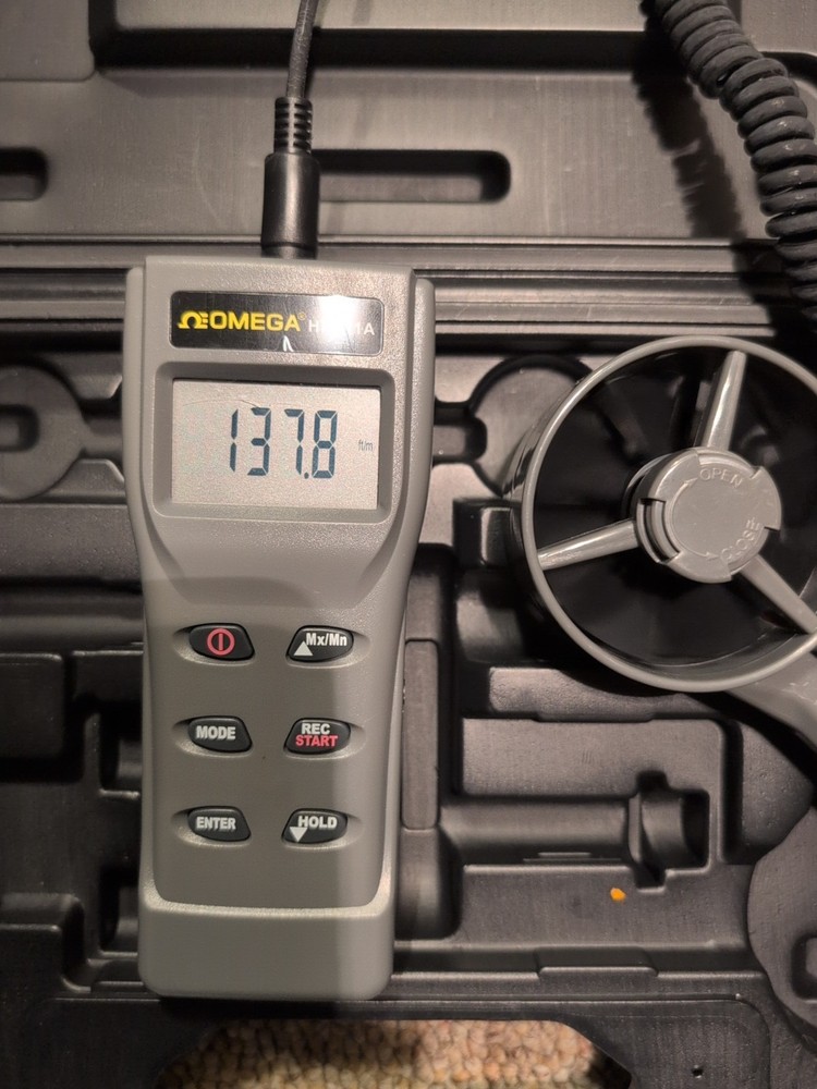 Omega HHF11A Digital Airflow Meter