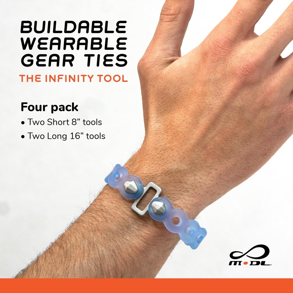 MODL Infinity Tool™ 2.0 Modular Two 8-inch & two 16-inch tools, Glacier