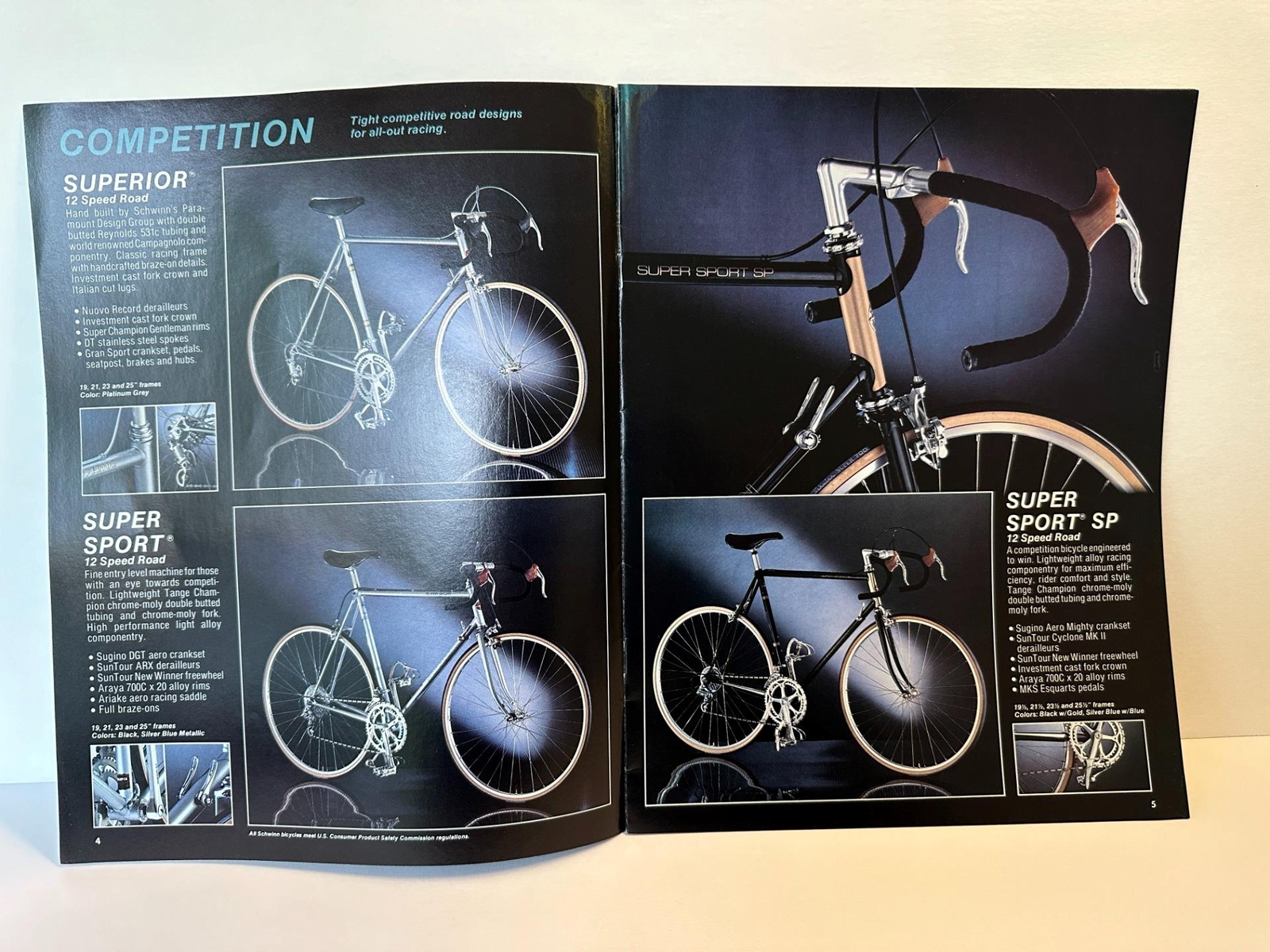 original 1983 Schwinn Bicycle Co. LIGHTWEIGHT CATALOG brochure