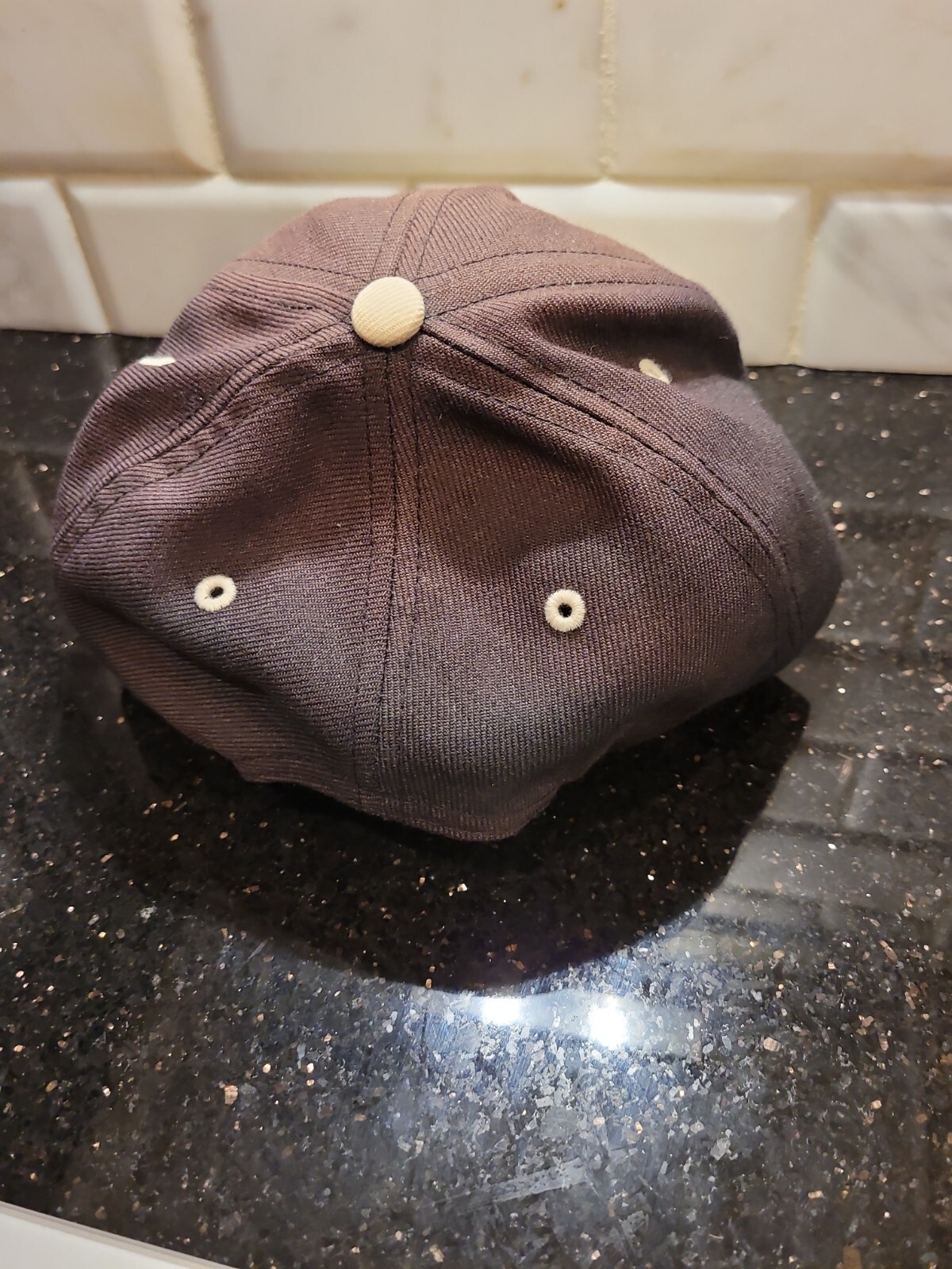 Purdue Boilermakers Baseball Cap Hat Lid Hook & Loop Black Vintage Twins Ent