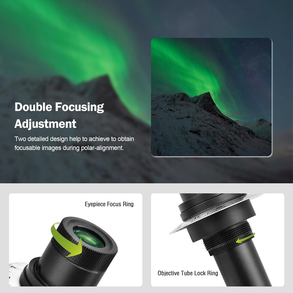 Polar Alignment Scope for EQ-5, Quickly and Easily Align Your Equatorial Mount w