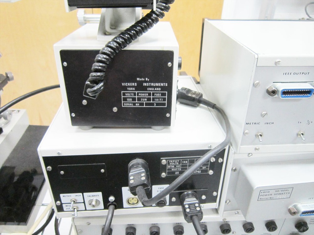 VICKERS INSTRUMENTS MICROCAM FIBRE LAUNCH ILLUMINATOR MICROSCOPE