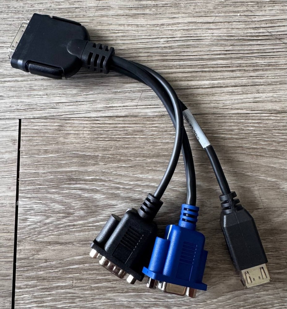 USB KVM Console Cable VGA RS232 DB9 for Server Switch Dell HP IBM New